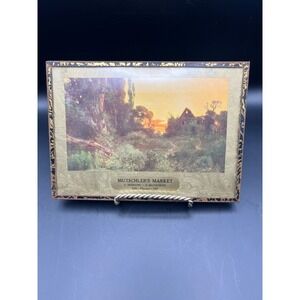 Mutschlers Market Framed Print Vintage Sunset Scenery Wall‎ Decor 7" x 5"